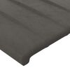 vidaXL Têtes de lit 2 pcs Gris foncé 72x5x78/88 cm Velours