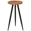 vidaXL Table de bar en rondins &Oslash;53x105 cm bois d'acacia solide