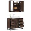 vidaXL Ensemble de meubles de salle de bain 2 pcs Ch&ecirc;ne marron