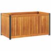 vidaXL Jardini&egrave;re 85x45x44 cm bois massif d'acacia et acier