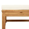 vidaXL Salon de jardin avec coussins 11 pcs bois massif d'acacia