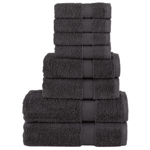 vidaXL Ensemble de serviettes de qualit&eacute; sup&eacute;rieure SOLUND 8 pcs