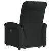 vidaXL Fauteuil inclinable de massage &eacute;lectrique Noir Tissu