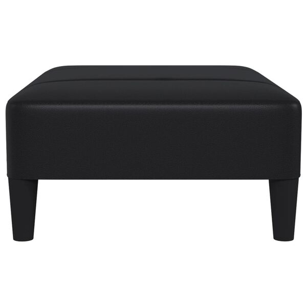 vidaXL Repose-pied Noir 78x56x32 cm Similicuir