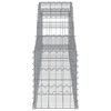vidaXL Paniers &agrave; gabions arqu&eacute;s 25 pcs 300x30x40/60 cm fer galvanis&eacute;