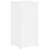 vidaXL &Eacute;tag&egrave;re lat&eacute;rale Blanc 33 x 32 x 70,5 cm Bois d'ing&eacute;nierie