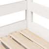 vidaXL Lit de jour avec gigogne et tiroirs sans matelas blanc 90x190cm