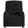 vidaXL Fauteuil de massage inclinable électrique Noir Tissu