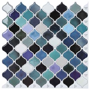 vidaXL Carreau Lanterne 10 pcs Bleu Vert 27 x 27 cm