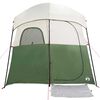 vidaXL Tente de douche 2 personnes vert imperm&eacute;able