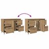 vidaXL Armoire de salle de bain ch&ecirc;ne artisanal bois d'ing&eacute;nierie