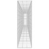 vidaXL Mur &agrave; gabion avec couvercles Acier galvanis&eacute; 600x30x100 cm