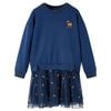 vidaXL Robe pour enfants &agrave; manches longues bleu marine 104