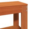 vidaXL Cadre de lit Cire marron 120 x 200 cm Bois de Pin Massif
