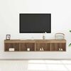 vidaXL Ensemble meuble TV 2 pcs Ch&ecirc;ne artisanal 80 x 30 x 30 cm