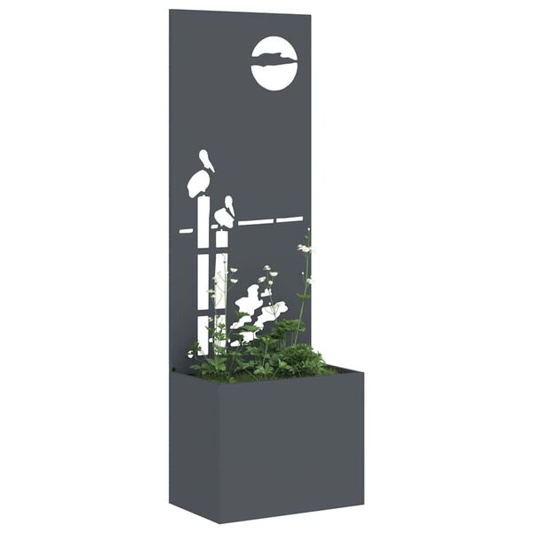 vidaXL &Eacute;cran de confidentialit&eacute; de jardin Anthracite 50 x 140 cm