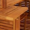 vidaXL Ensemble de bar de jardin 5 pcs Bois d'acacia solide