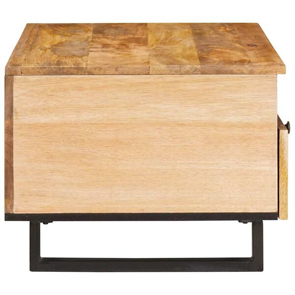 vidaXL Table basse avec tiroir Ch&ecirc;ne artisanal 80 x 54 x 40 cm