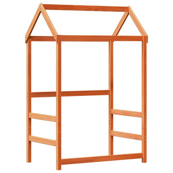 vidaXL Ensemble de lit et de banc avec toit sans matelas 75x190 cm