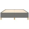 vidaXL Cadre de lit sans matelas gris fonc&eacute; 140x200 cm tissu