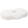 vidaXL Coussin pour le cou Couleur unie Blanc 53 x 35 x 11 cm
