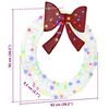 vidaXL Couronne avec 80 LED Multicolore 92 x 9,5 x 92 cm Acrylique