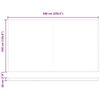 vidaXL Auvent Rétractable Blanc 600 × 350 cm Polyester et Aluminium
