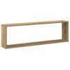 vidaXL &Eacute;tag&egrave;res cube murales 4 pcs ch&ecirc;ne artisanal 100x15x30 cm
