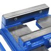 vidaXL &Eacute;tau pour perceuse &agrave; colonne bleu 150 mm fonte