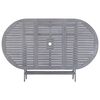 vidaXL Table de jardin pliable 160x85x75 cm Bois d'acacia massif