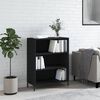 vidaXL Armoire &agrave; &eacute;tag&egrave;res noir 69,5x32,5x90 cm bois d'ing&eacute;nierie