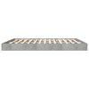 vidaXL Cadre de lit sans matelas gris b&eacute;ton 180x200 cm