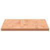 vidaXL Dessus de bureau 115x55x2,5 cm bois massif de h&ecirc;tre