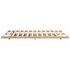 vidaXL Cadre de lit sur&eacute;lev&eacute; Marron 120 x190 cm Bois massif en pin