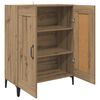 vidaXL Buffet Ch&ecirc;ne artisanal 69,5 x 34 x 90 cm Bois d'ing&eacute;nierie
