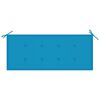 vidaXL Banc de jardin avec coussin 120 cm Bois d'acacia massif