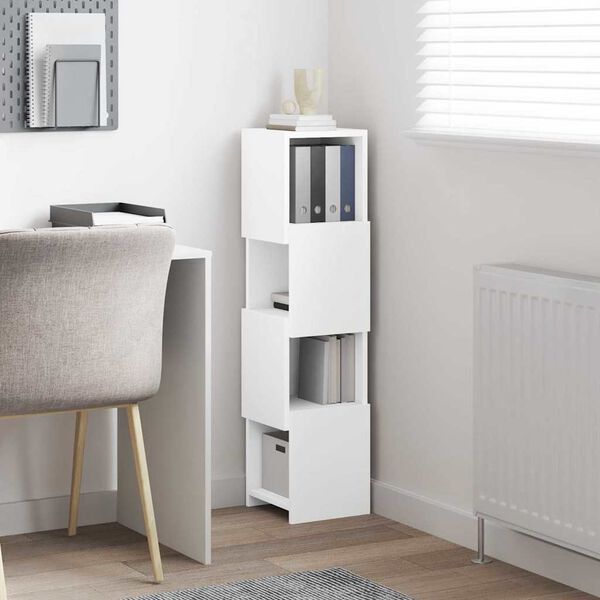 vidaXL Meuble d'angle 25,5x25x102cm Bois d'ing&eacute;nierie
