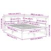vidaXL Lit biblioth&egrave;que sans matelas cire marron 120x190cm pin massif