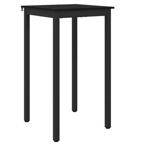 vidaXL Table de bar debout Bois d'ing&eacute;nierie Carr&eacute;