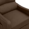 vidaXL Fauteuil de massage Marron Tissu