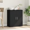 vidaXL Buffet noir 60x31x70 cm bois d'ing&eacute;nierie