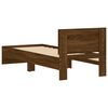 vidaXL Cadre de lit sans matelas avec t&ecirc;te de lit 90x190 cm