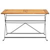 vidaXL Ensemble &agrave; manger d'ext&eacute;rieur pliable 7pcs Bois d'acacia solide