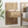 vidaXL Cabinet de chevet 2 pcs Ch&ecirc;ne artisanal 50 x 32,5 x 80cm