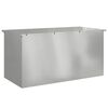 vidaXL Coffre de rangement de jardin Acier galvanis&eacute; 220 L Argent&eacute;