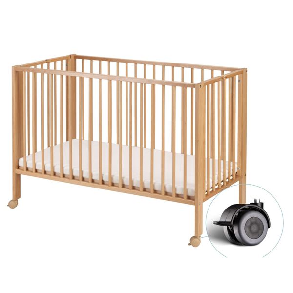 tiSsi Lit b&eacute;b&eacute; pliable Couleur naturelle
