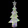 vidaXL Sapin de No&euml;l avec 240 LED Multicolore 180 cm Acrylique