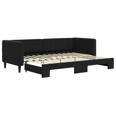 vidaXL Lit de jour avec gigogne sans matelas 80x200 cm