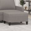 vidaXL Repose-pied Taupe 70x55x41 cm Tissu