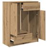 vidaXL Buffet avec tiroirs et portes chêne artisanal 73x31x90 cm